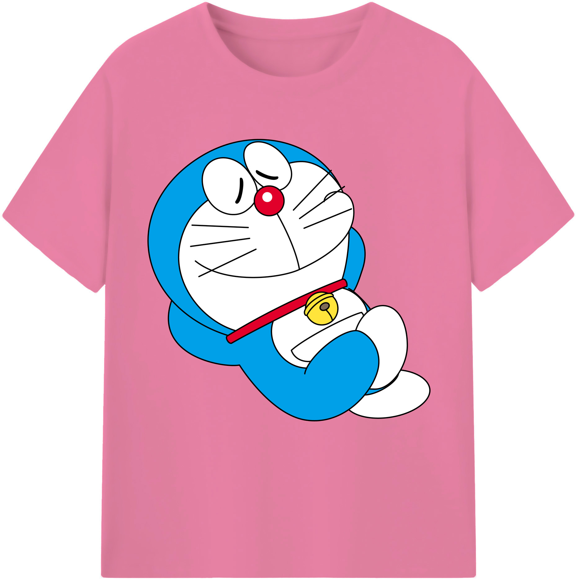 （画像用） ドラえもん Doraemon 綿100％半袖Tシャツ（フロントプリント）